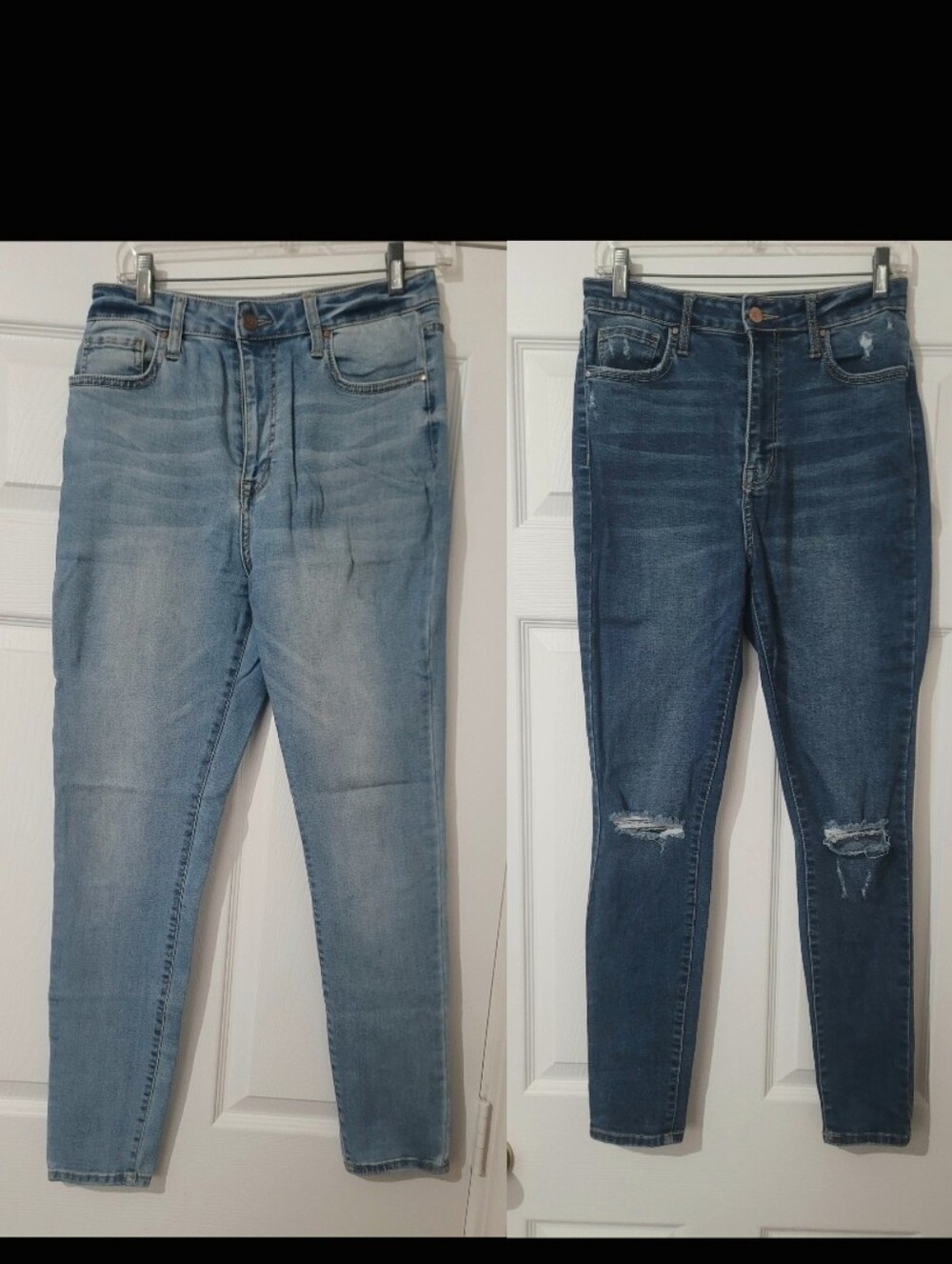 FOREVER 21 DISTRESSED DENIM JEANS & PREMIUM DENIM